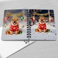 thumbnail image 4 of Happy New Year 2026 Chinese Shar-Pei Holiday Balloons Party Snow Spiral Bound Journal Dog Lover 5x7in Spiral Notebook - 13018, 4 of 5