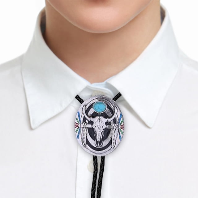 Corbata Bolo BLESIY Accesorios de cuero para Disfraz Navidad Regalo Fiesta Aniversario