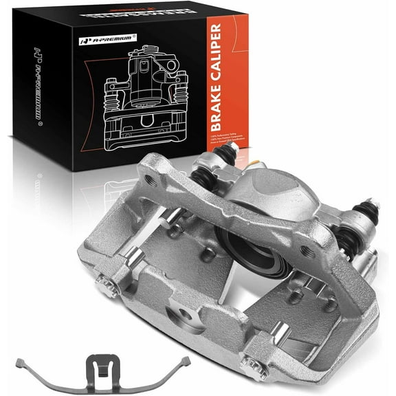A-Premium Disc Brake Caliper Assembly Compatible with Audi Q5 2009 2010 2011 2012 Front Right Passenger Side