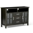 thumbnail image 1 of Kitchener Solid Wood 53 Inch Wide Contemporary Tv Media Stand In Hickory Brown For Tvs Up To 55 Inches, 1 of 3