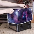 thumbnail image 3 of UNICEU Galaxy Black Cat Print 4 Slice Toaster Cover Kitchen Small Appliance Covers Toaster Bread Maker Protector Home Decoration, 3 of 6