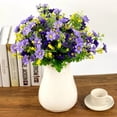 thumbnail image 5 of ZOELNIC 2 Bouquet 28 Heads Artificial Fake Daisy Silk Sunflowers Sun Heads for Wedding Party Flowers Decorations Home, 5 of 8