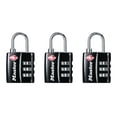 thumbnail image 1 of Candado para equipaje Master Lock negro aprobado por la TSA, paquete de 3, 1 of 2