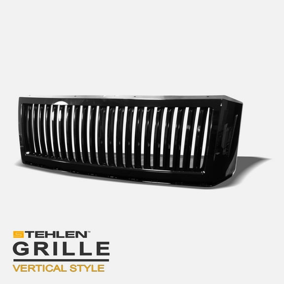 Stehlen 642167821014 Vertical Front Hood Bumper Grille - Black for 2007 - 2014 Ford Expedition