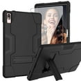thumbnail image 1 of Mignova for Lenovo Tab P11 Pro Tablet Case ,Drop-Proof Shock-Resistant Rugged (with Stand) Hybrid casefor Lenovo Tab P11 Pro 11.5 inch (Model:TB-J706F/J706L)+Screen Protector (Black/Black, 1 Pack), 1 of 7