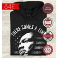 thumbnail image 2 of S4E Men's Martin Luther King Jr. Silence is Betrayal Hoodie Sweatshirts XXX-Large Black, 2 of 4