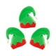 thumbnail image 1 of wonima02 3 Pack Christmas Elf Hat, Cute Elf Costume Hat with Jingle Bells for Christmas Holiday Party Gift Elf Outfit Elf Accessories Xmas Headwear, 1 of 1
