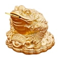 thumbnail image 1 of Estatua de rana de dinero Feng Shui Colección de resina decorativa Escultura de prosperidad para Estilo C, 1 of 9