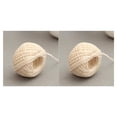 thumbnail image 2 of Yuarrent Cuerdas de arpillera retorcidas para banquetes, cuerdas de cordel para álbumes de recortes, cuerdas de embalaje para decoración, Beige 2Conjunto, 2 of 5