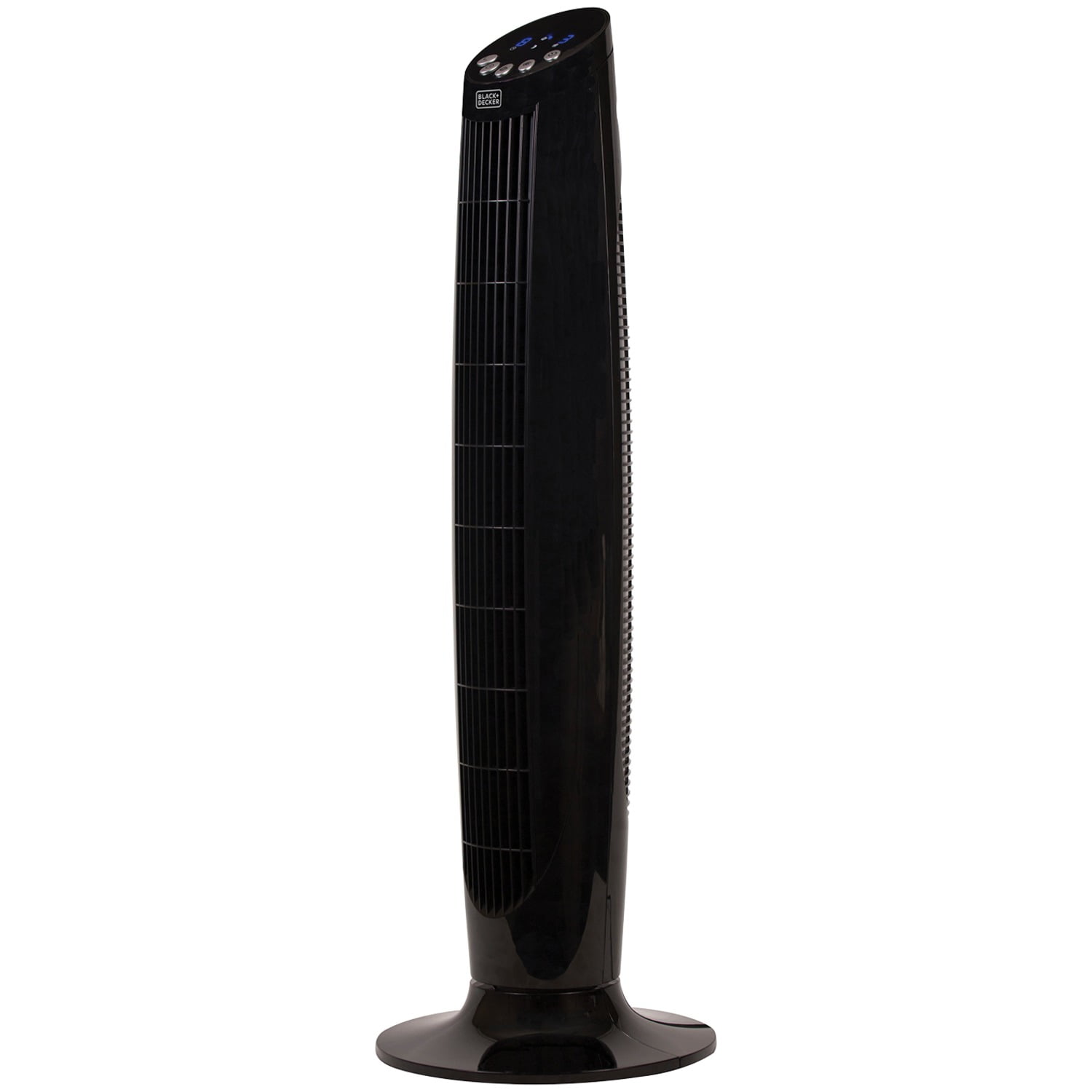 BLACK+DECKER 3-Speed 45-Watt 36-In. Digital Oscillating Tower Fan with Remote, BFTR36B, New