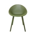 thumbnail image 2 of Juego 2 Sillas Galerias El Triunfo Plástico Verde Con Respaldo Diseño Huevo, 2 of 6