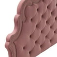 thumbnail image 3 of Modway Arabella Button-Tufted Performance Velvet King/California King Headboard in Dusty Rose, 3 of 9