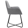 thumbnail image 2 of vidaXL Chaises de Salle à Manger 6 Pcs Tissu Gris Pâle, 2 of 5