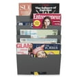 thumbnail image 6 of Wallniture Lisbon Magazine Rack Wall File Folder Organizer 5 Tier Mail Holder Paperwork Storage Office Organization, Steel, Gray, 6 of 10