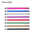 thumbnail image 2 of Lápiz óptico con pantalla táctil para tabletas y teléfonos con 8 puntas de goma suave Eccomum Rojo y rosa rojo y morado y dorado, 2 of 6
