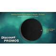 thumbnail image 3 of 10 Hockey Puck Stress Balls Pack - PU Foam, Soft, Squeezable - Black, 3 of 5