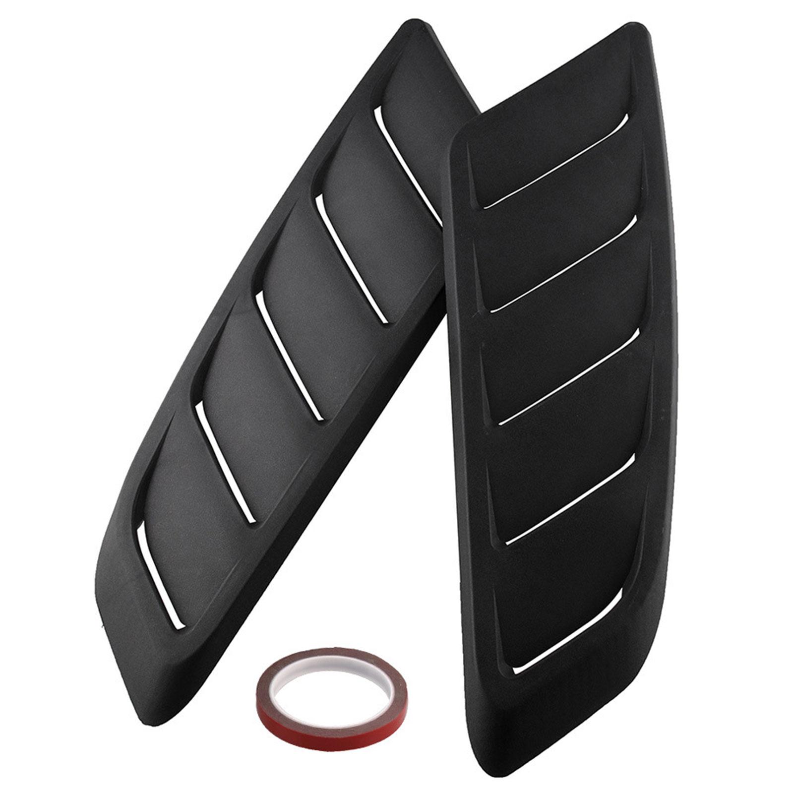 ankishi Car Hood Louvers Panels Air Flow Vent Kit Universal Auto Hood