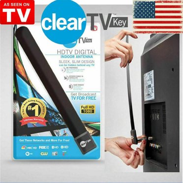 Clear TV Premium Indoor HDTV Antenna - Free Local Digital Channels, As ...