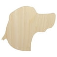 thumbnail image 1 of Beagle Face Profile Solid Wood Shape Unfinished Piece Cutout Craft DIY Projects - 6.25 Inch Size - 1/4 Inch Thick, 1 of 7