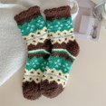 thumbnail image 2 of Fuzzy Socks with Heart Pattern Cozy Fluffy Lounge Soft Warm Plush Sleep Socks for Women, 2 of 3