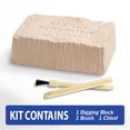 thumbnail image 4 of Piano Potato STEM Mineral & Fossil Dig Kit for Kids Ages 6-12, Geology Excavation Science Set, 4Pcs Rock Mining Activity with Learning Guide & Tools, Perfect Birthday Gift, 4 of 5