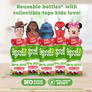 (3 pack) good2grow Marvel's Spider-Man 6oz 100% Fruit Punch Juice Single Serve (Character Tops Vary, Exact Item may not be Pictured)