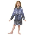 thumbnail image 6 of FORMRS Kids Bathrobe Unisex Hooded Robe Toddler Pajamas Sleepwear, Size 7-9T, Moonlight Mountain, 6 of 7