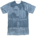 thumbnail image 2 of Elvis Presley Jailhouse Poster All Over (Front/Back Print) Sublimated Crew T-Shirt White, 2 of 4