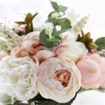 thumbnail image 5 of Bridal Wedding Bouquet Artificial Silk Bride Bridesmaid Vintage Rustic Style Satin Wedding Flower, 5 of 11