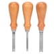 thumbnail image 5 of Cortador De Bisel De Cuero, Bordeadora De Cuero Portátil Profesional 3 Piezas Con Mango De Madera Para Corte De Cuero Artesanal De Bricolaje Para Hacer Bolsos Billeteras ANGGREK Leather Tools, 5 of 8