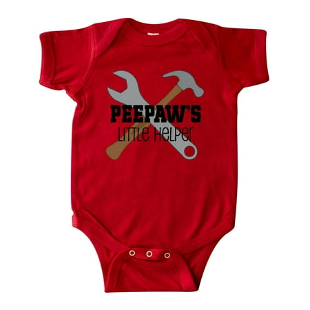 

Inktastic Peepaw Grandpa s Little Helper Gift Baby Boy Bodysuit
