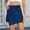 01 Dark Blue, variant on Weiqiqre Shorts for Women Plus Size Denim Skirt for Women Casual A-line Jean Buttons Decor Faux Pockets Mini Skirts
