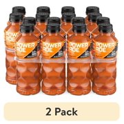 (2 pack) POWERADE Orange Electrolyte Sports Drink Bottles, 20 fl oz, 8 Pack