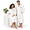 Hooded White Robe - Black His/Hers Monogram-One Size, variant on 2his And Hers Robes Mr Mrs Matching Bathrobe For Couples