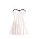 thumbnail image 4 of HH TRAF Vestido mini sin mangas con corpiño liso sexy de nueva moda para mujer Vestido camisero plisado elegante con espalda descubierta y cremallera para mujer, 4 of 5