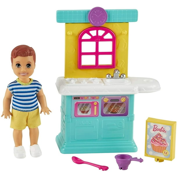 Barbie Skipper Babysitters Juego de accesorios con muñeca
