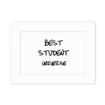thumbnail image 1 of Best Student Universe Student Quote Photo Mount Frame Picture Art Painting Desktop 5x7 inch, 1 of 3