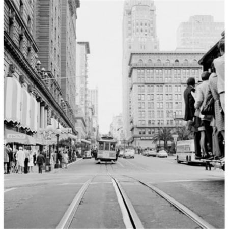USA California San Francisco Street Scene Poster Print - 18 x 24 in.