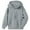 Grey, variant on lnmuld Teen Hoodies Solid Color Girls Zip Up Hooded Sweatshirt Long Sleeve Pullover Casual Outerwear Soft Kids Athletic Jacket for Playground School Daily Wear Comfortable Size:9-10 Years