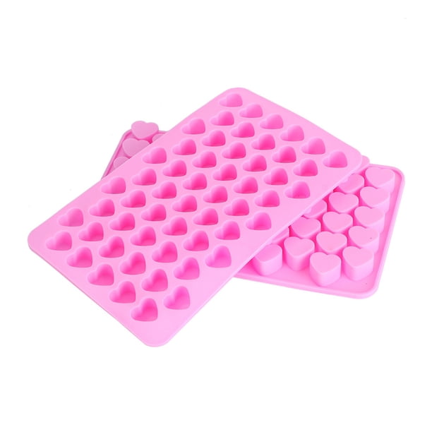Molde De Chocolate, Molde De Pastel Antiadherente Rosa, 2 Piezas Para Hacer Mousse De Jaleas De Pan De Pastel
