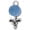 Blue, variant on Silver Plated Pink Rattle - Rope Charm Bead Dangle with Mini 2026