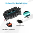 thumbnail image 4 of MICOTONER 1-Pack Compatible Toner Cartridge for HP CE255A 55A LaserJet P3015 P3011 P3016 MFCP M525dn M525c M521dn M521dw Printer (Black), 4 of 6