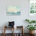 thumbnail image 3 of Art.com Sailboats at Sunrise Stretched Canvas Print Wall Art by Julia Purinton, 36" x 24", 3 of 4