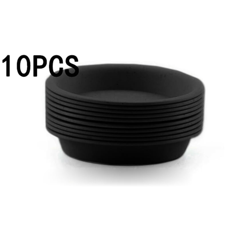 10PCS Round Square Small Large Plastic Plant Pot Saucers Planter Water Tray Base 