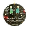 thumbnail image 2 of Decoraciones Adorno navideño colgante de cristal marino transparente para decorar el árbol de Navidad (1 unidad) JASKFLY, 2 of 6