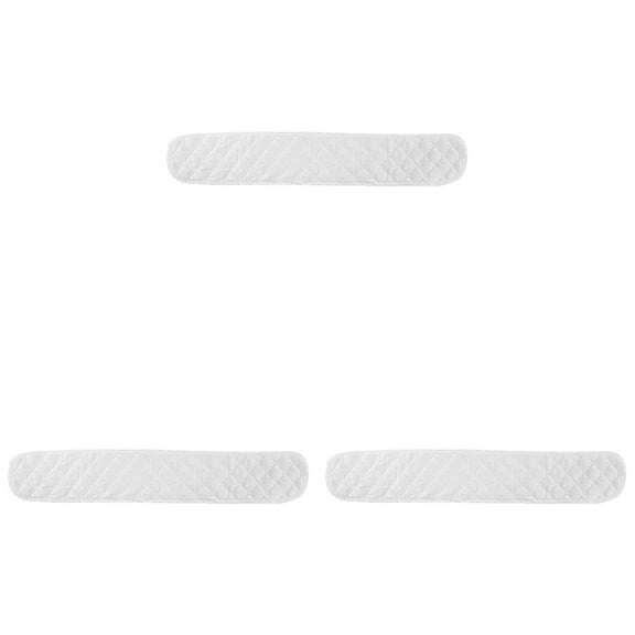 3pcs Bra Sweat Absorbent Pads - Reusable Underarm Sweat Guards for Women & Men - 10 Pack Washable Cotton Armpit Pads, Breathable Anti-Sweat Liners for Chest, Abdomen & Underarms