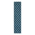 thumbnail image 3 of Unique Loom Trellis Shag Collection Area Rug - Ruby (2' 7" x 12' Runner Navy Blue/Ivory), 3 of 11