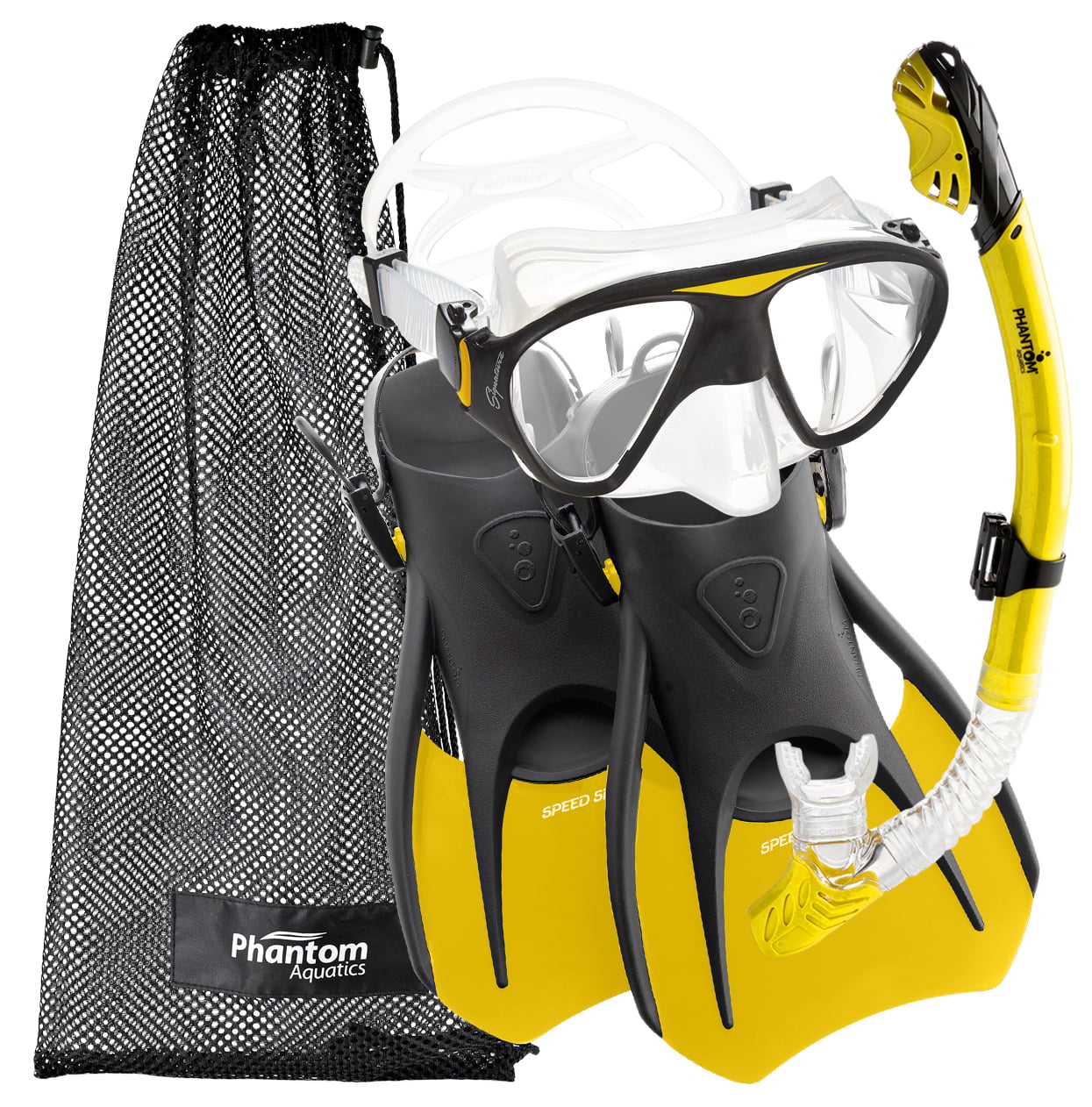 Phantom Aquatics Navigator Mask Fin Snorkel Set 