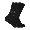 thumbnail image 1 of Sock Snob - Mens 3 Pairs Non Elastic Top Antibacterial Anti Sweat Bamboo Socks, 1 of 2