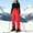 Red, variant on dgysar Women's Essential Insulated Ski Bibs, Water Resistant Snow Pants for Skiing & Snowboarding Light Blue 3XL